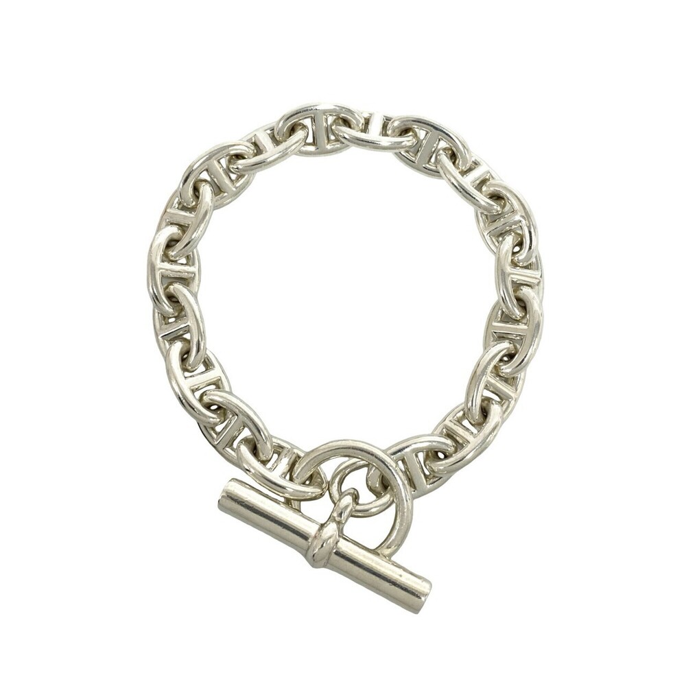 HERMES Silver Charm Bracelet